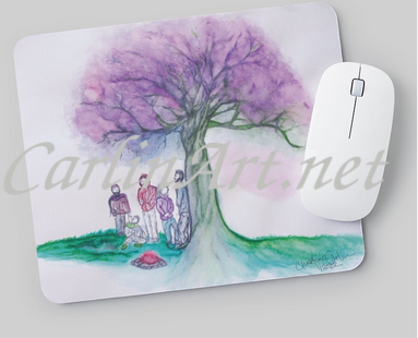 Hanging Out mouse pad-image