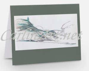 Sketch of scenery by Christina Carlin