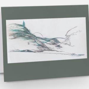 Sketch of scenery by Christina Carlin