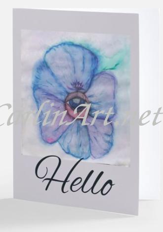 Eye Flower note card pack of 10 with envelopes-image
