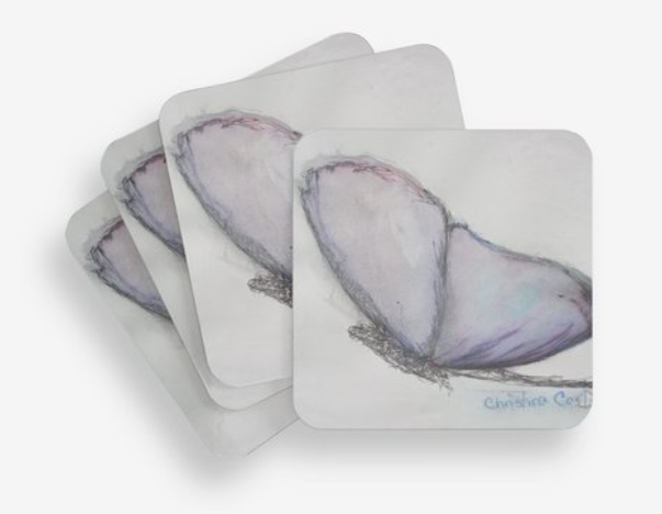 Butterfly Coasters Set of Four-image