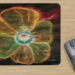 Informative product picture Dark Eyeflower mouse pad