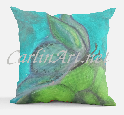 No. It's a butterfly on a four leaf clover Comfy Printed Pillow-image